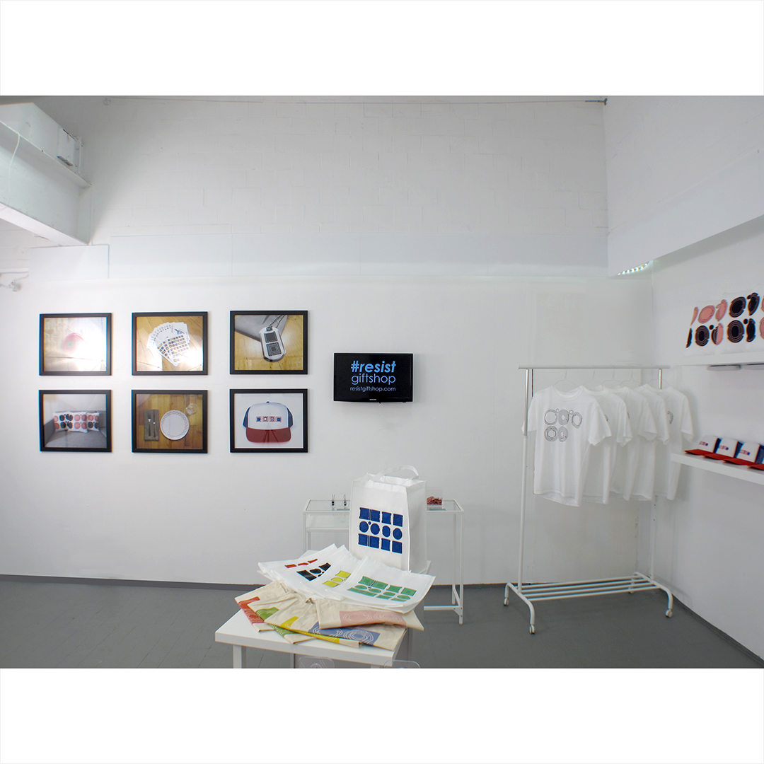 #resistgiftshop Installation View