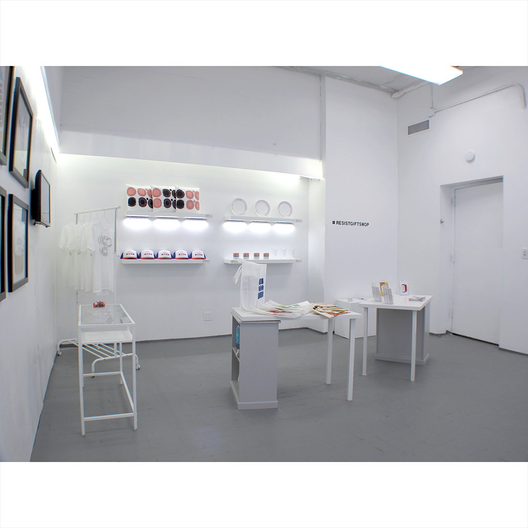 #resistgiftshop Installation View