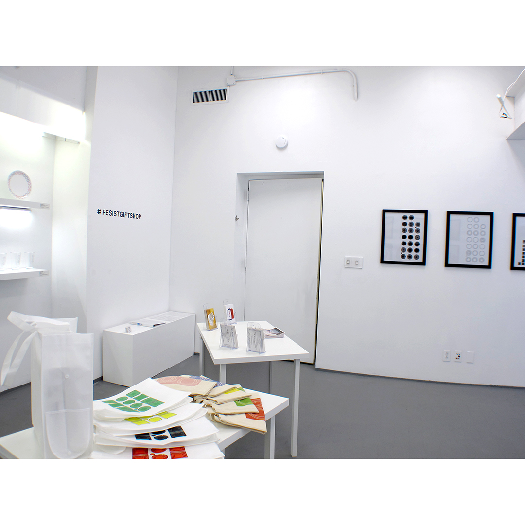 #resistgiftshop Installation View