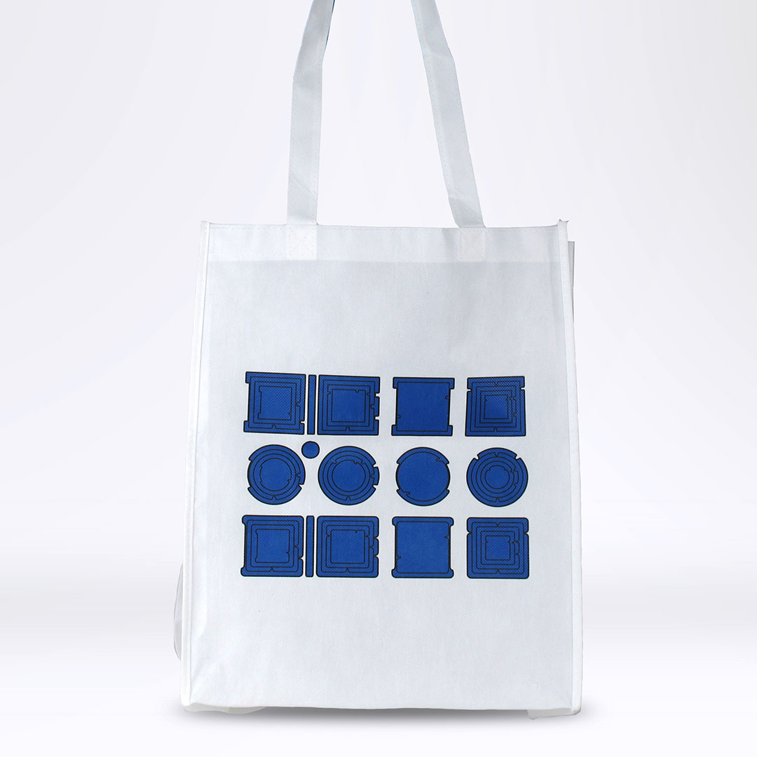 'Property is Theft' Reusable Tote: Blue